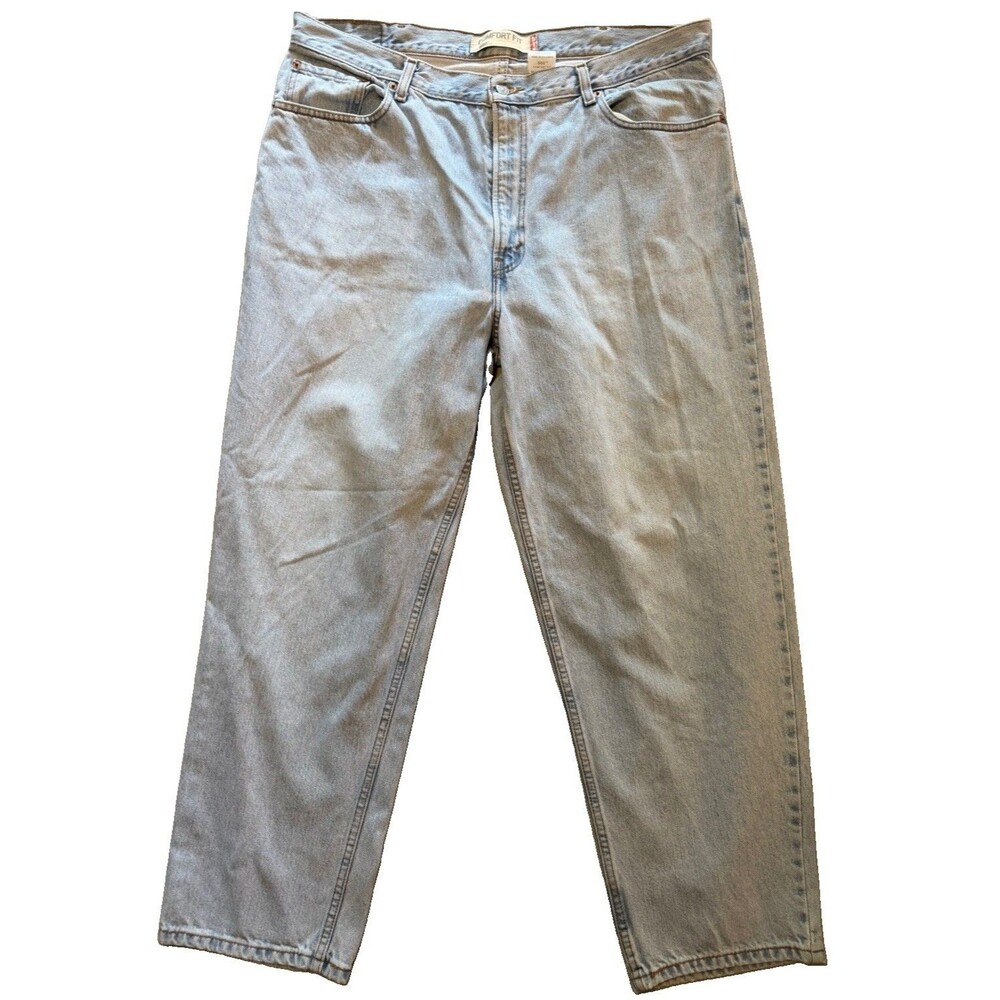Levis 560 Comfort Fit Mens 40x30 Actual 39x29 Light Wash Blue Denim Jeans Y2K